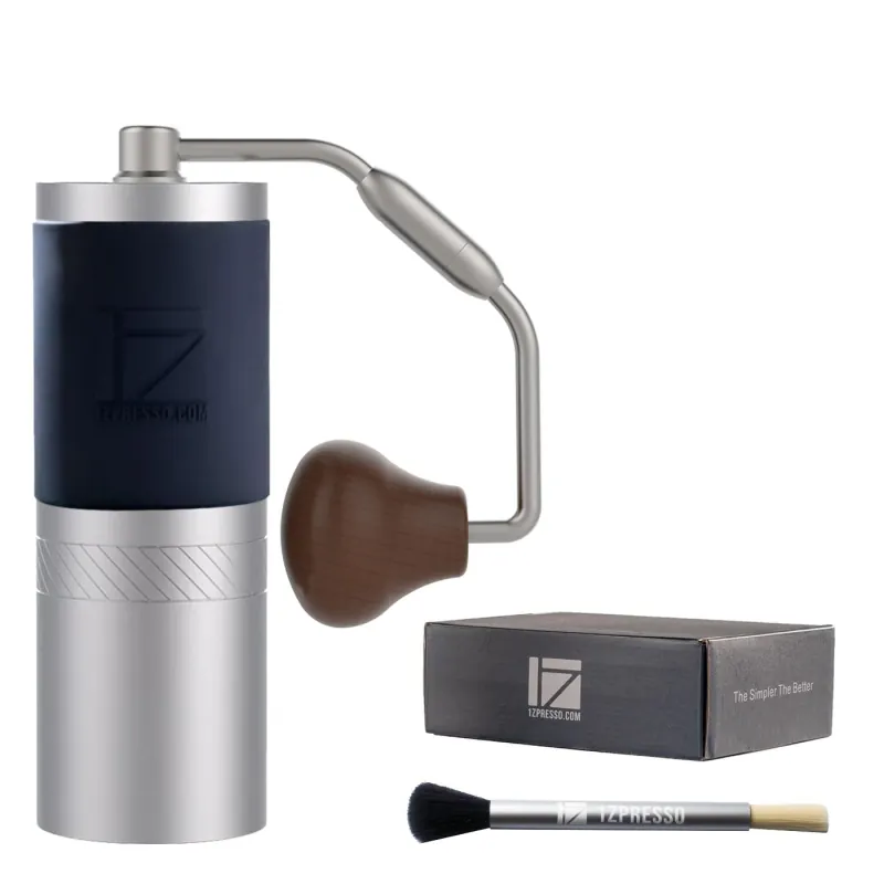 1Zpresso J Manual Coffee Grinder Silver with Assembly