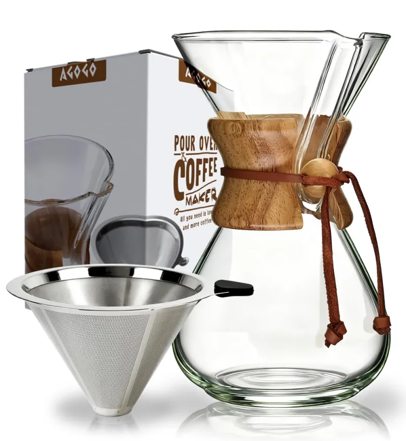 AGOGO Pour Over Coffee Maker 34oz
