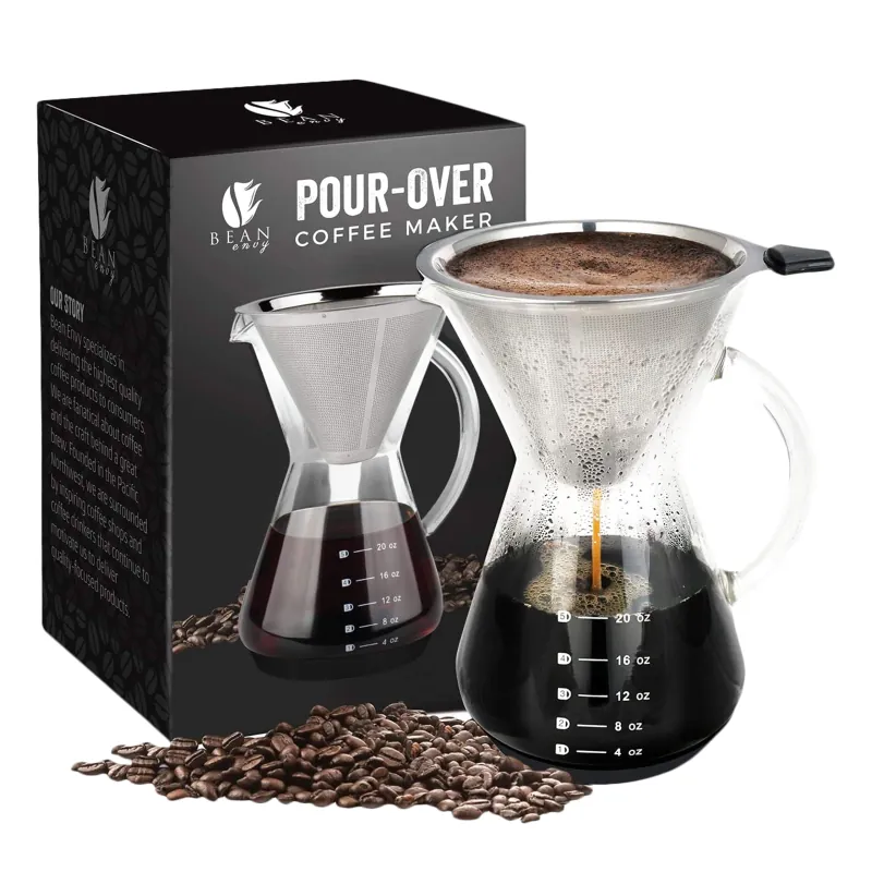 Bean Envy Pour Over Coffee Maker 20 Oz