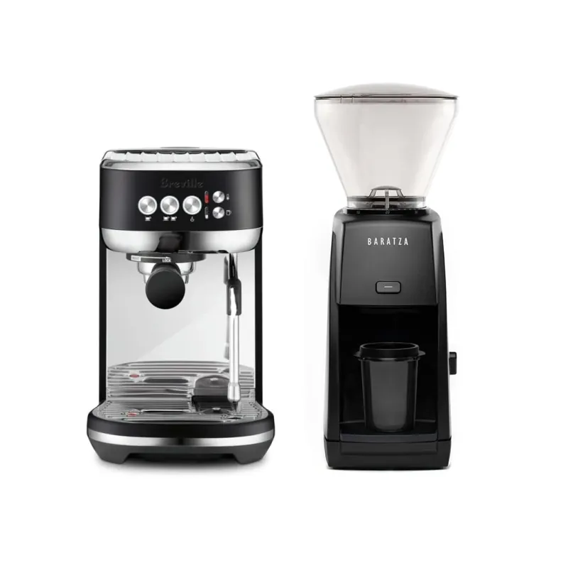 Breville Bambino Plus w/ Baratza Encore ESP Black