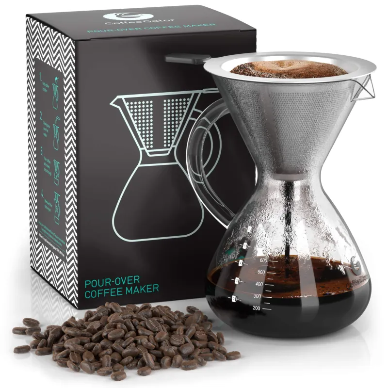 Coffee Gator Pour Over Coffee Maker 27oz