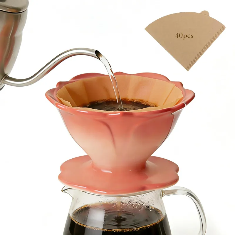 Ceramic Flower Petal Dripper