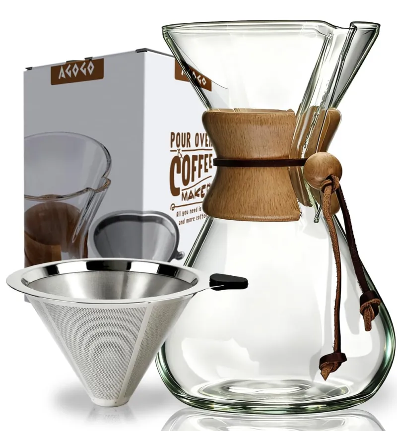 Generic 40oz Glass Pour-Over Coffee Maker