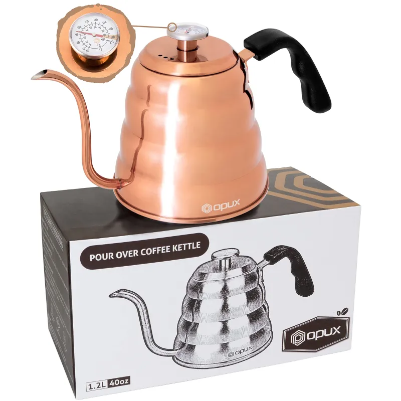 OPUX Pour Over Coffee Kettle 40oz Copper
