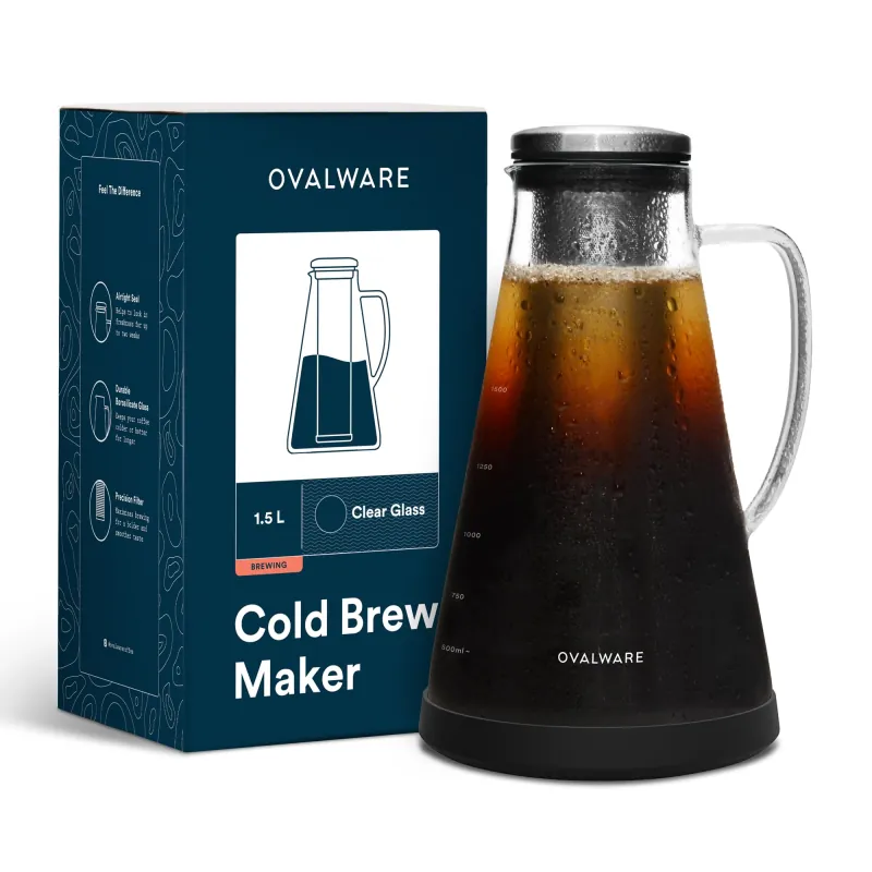 Ovalware Airtight Cold Brew Maker 1.5L