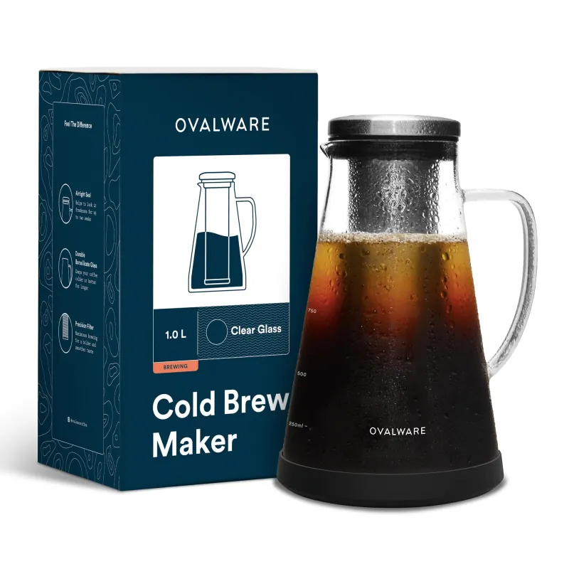 Ovalware RJ3 Airtight Cold Brew Maker 1.0L