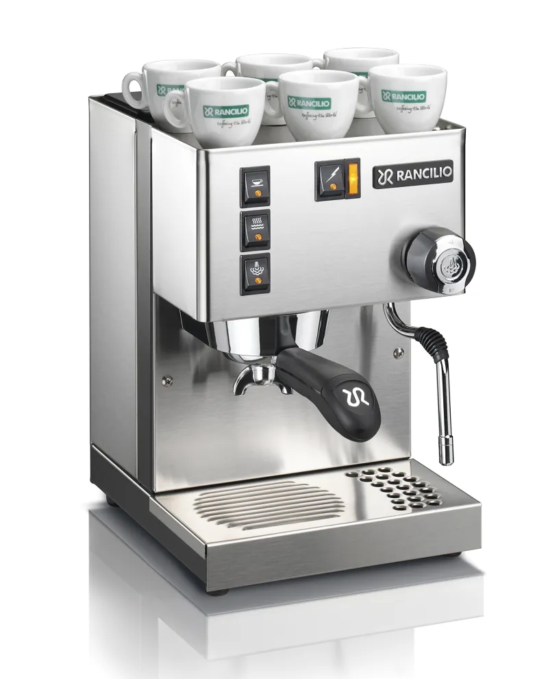 Silvia Espresso Machinet,0.3 liters, with Iron Frame and Stainless Steel Side Panels, 11.4 by 13.4-Inch