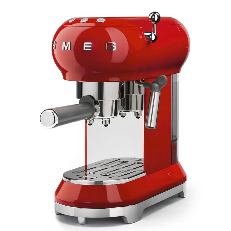 Smeg ECF01RDUS Espresso Machine Red