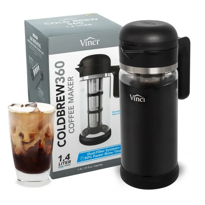 VINCI Cold Brew 360 Glass Coffee Maker